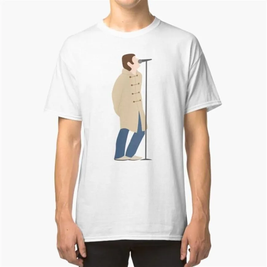 Camisetas masculinas Liam Gallagher Você é meu Wonderwall camiseta Britpop Banda inglesa cantando 90s298x