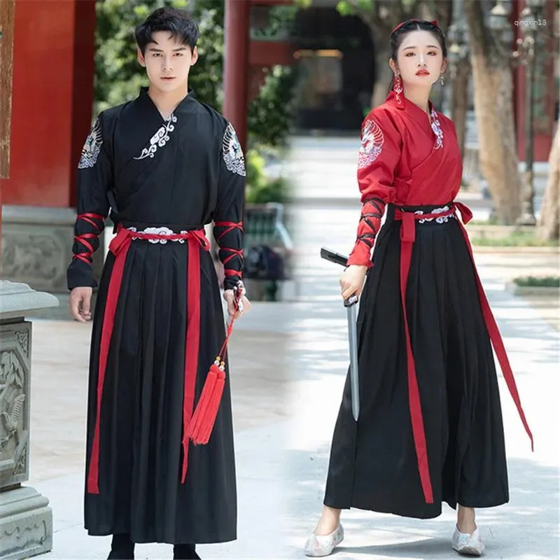 Etnische kleding Traditionele Japanse stijl Kimono Jurk Dames Samurai Kostuum Emboridery Yukata Mannen Vintage Party Haori Outfit Dancewear