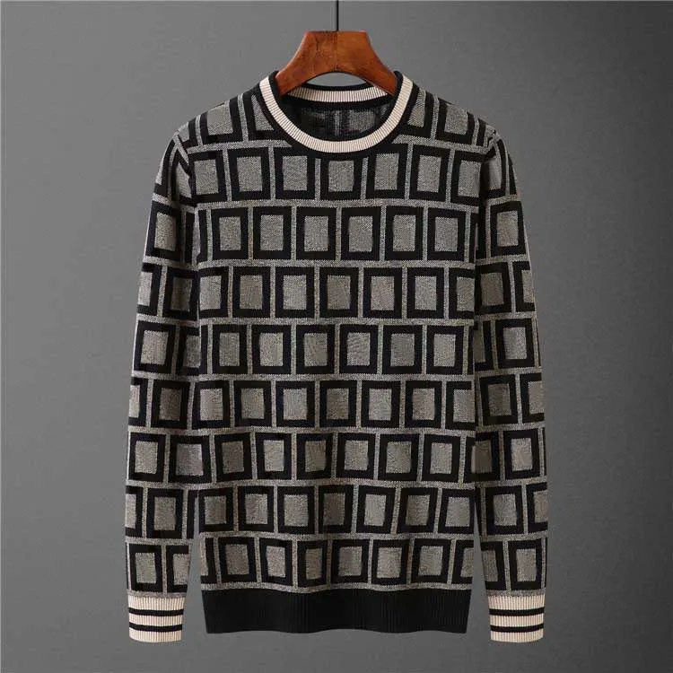 Mens Designer Sweaters Retro Classic Luxury Sweatshirt Men Letter Brodery Round Neck Bekväm högkvalitativ Jumper Fashion Cardiganfor Menm-3XL