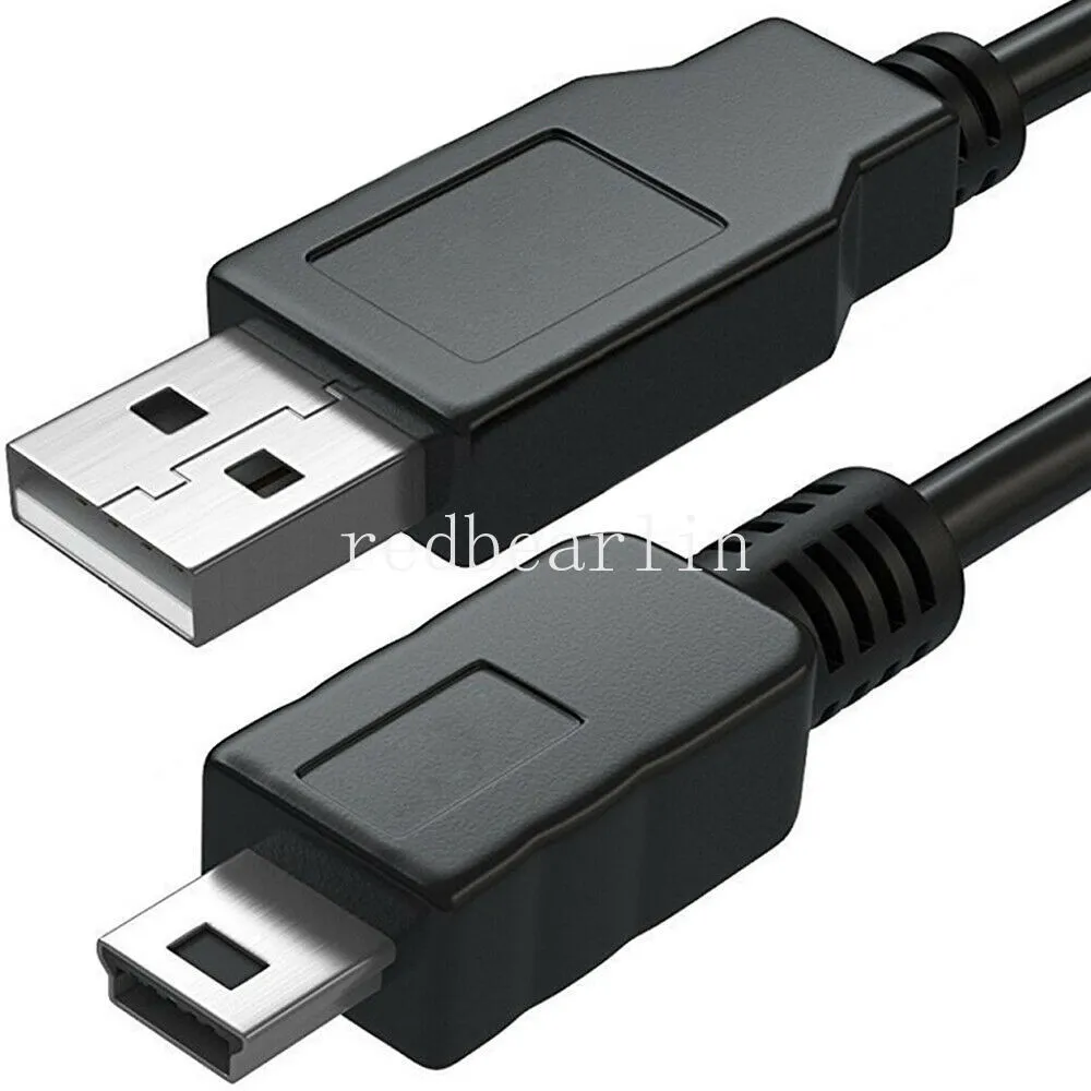 Black Mini Micro 5Pin V3 to USB كابلات شاحن بيانات سريعة لـ MP3 MP4 Player Car DVR GPS Digital Camera HDD Smart TV