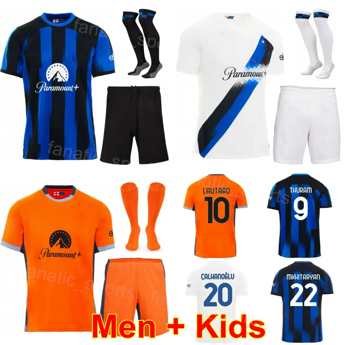 Club 23 24 Soccer 2 Denzel Dumfries Jersey Man Kids 9 Marcus Thuram 1 Yann Sommer 10 Lautaro Martinez 20 Hakan Calhanoglu Fotbollsskjorta Custom Name Guomi