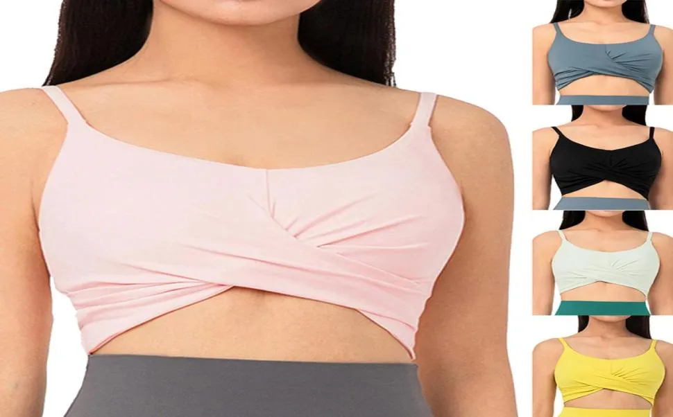 Abbigliamento da palestra Bellezza Indietro Yoga Intimo Reggiseno sportivo Donna Push Up Gilet fitness Corsa Allenamento Allenamento Femme Crop top imbottito7943390