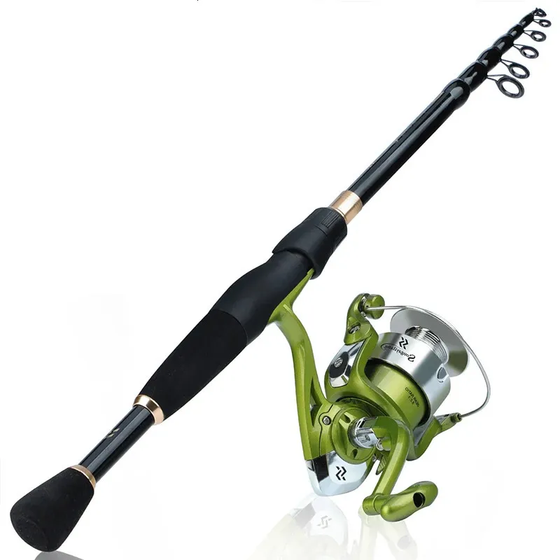 Sougayilang Telescopic Rod Set 1.8/2.4m Ultralight Reel With Line Lure  Hook, Full Kits For Fishing Ideal For Hooks And Lures From Ren06, $15.96