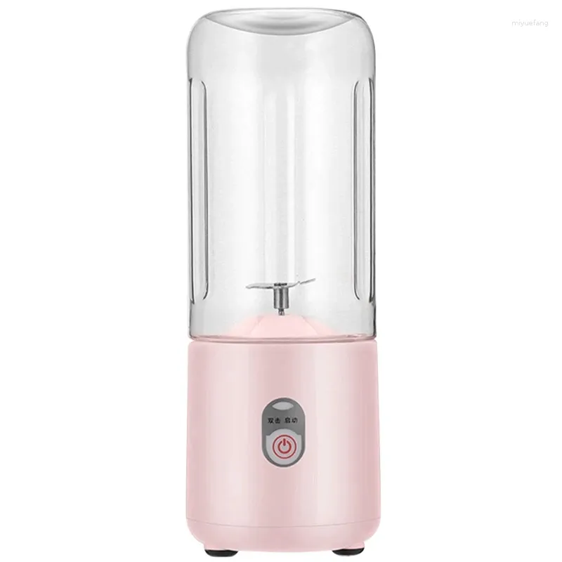 Juicers 1 Stuk Huishoudelijke Juicer Cups Draagbare Elektrische Cup Mini Kleine Fruitmachine Mixer Roze