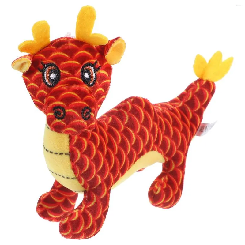 Couvertures en peluche, jouets Dragon chinois, animaux en peluche réalistes, jolis enfants