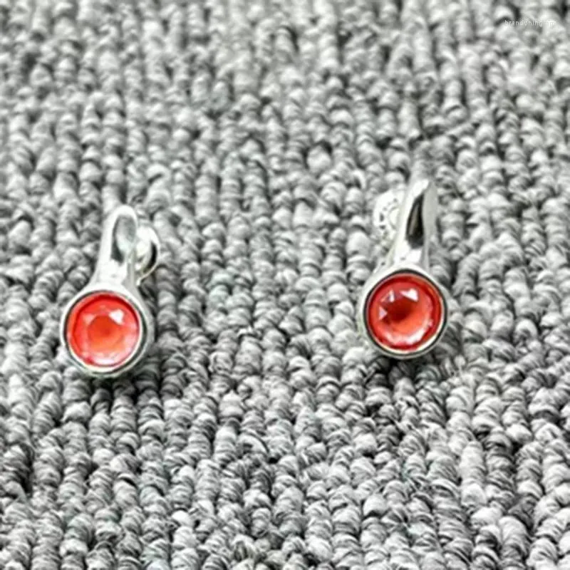 Boucles d'oreilles espagnoles originales, placage de mode, couleur argent 925, cristal Orange Transparent, bijoux cadeaux adaptés à Unode50