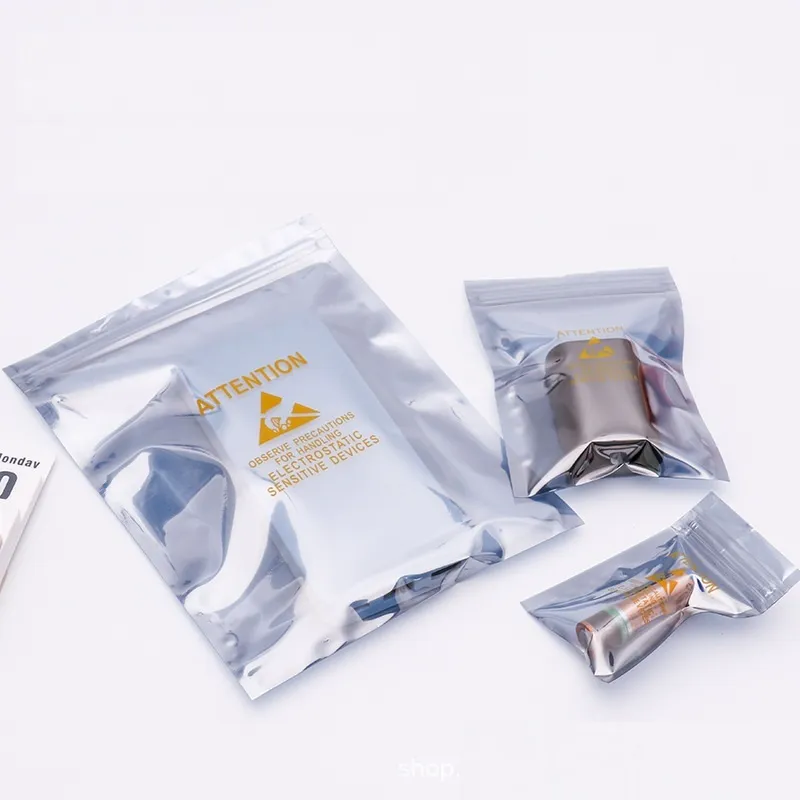 Various sizes Anti Static Self seal Bag Large ESD Bags for Motherboard Video Card LCD Screen with Anti-Static Labels LX6202