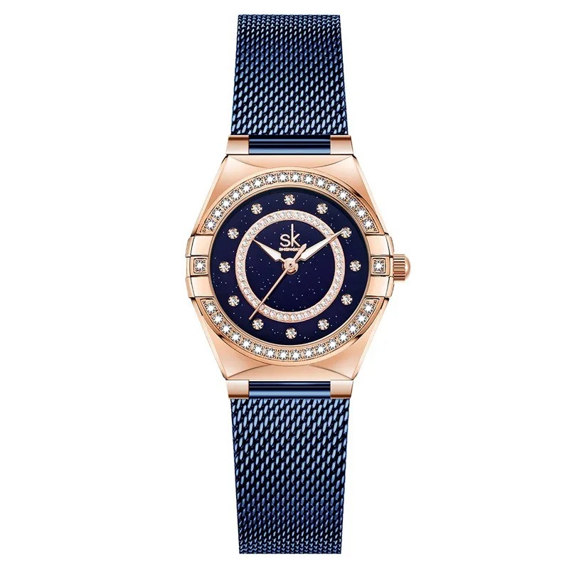 Zegarek damska zegarek wysokiej jakości luksusowy biznesowy pasek z diamentem Watch Watoodporne zegarek 30 mm