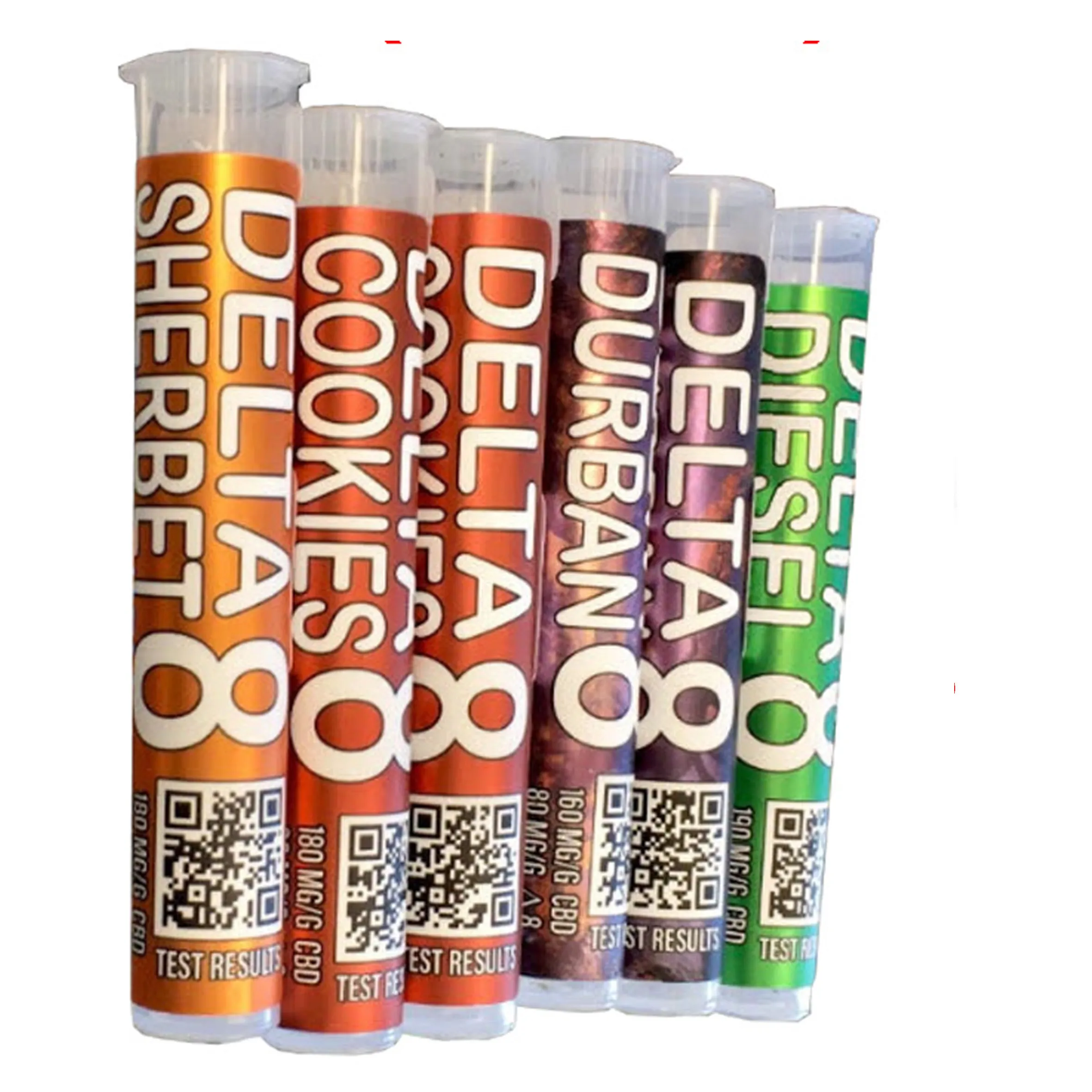 Wholesale Delta 8 Preroll Joint Tube Packages D8 Packing Bottles