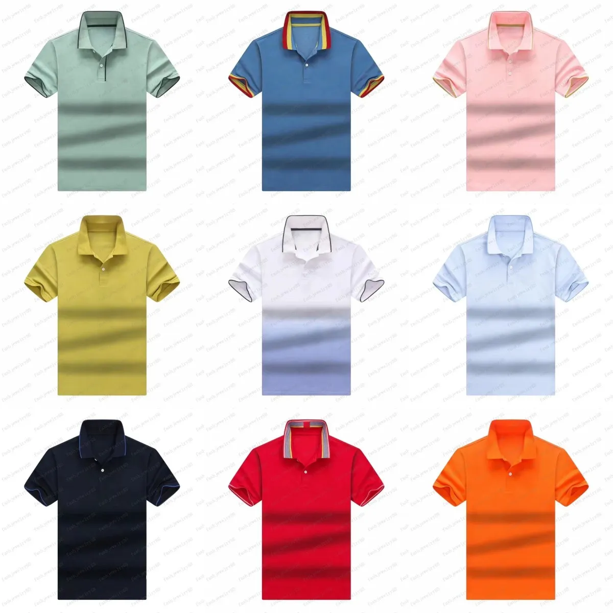 Hommes polo chemise de marque de rue de la mode américaine polo de créateur transport gratuit hommes t-shirt taille M - XXXL