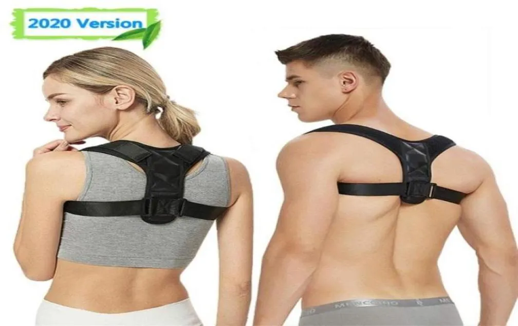 Ceinture de soutien correcteur de Posture du dos pour enfant adulte clavicule haut du dos lisseur soulagement de la douleur du cou épaule292p520821970475