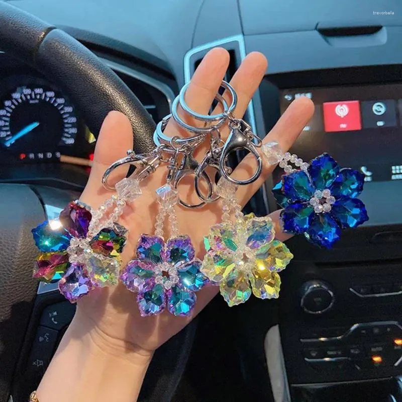 Schlüsselanhänger Schlüsselanhänger Auffällig tragbar dekorieren Frauen Mädchen Handtaschenhalter Auto Ring Dekor