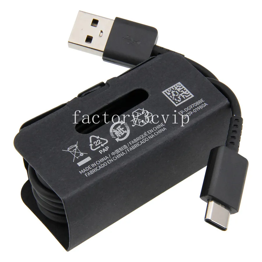 Cavo di ricarica veloce Cavi tipo c 1M 3FT Cavo caricabatterie dati USB-C per Samsung S8 S10 S20 S21 S22 S23 Huawei Htc lg