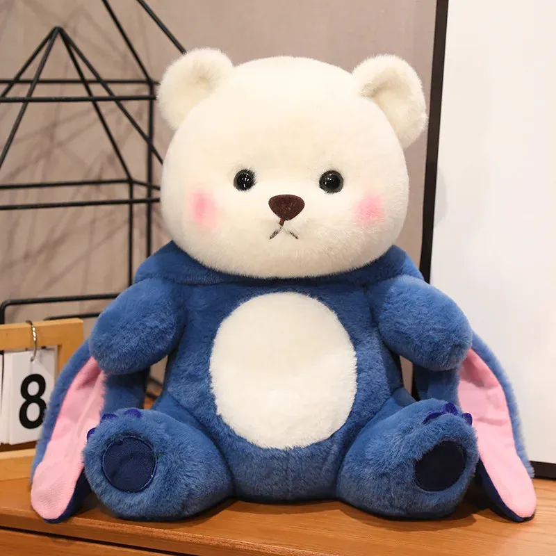 Plush Dolls Kawaii Tales Bear Lalk z ubraniami wypchane miota