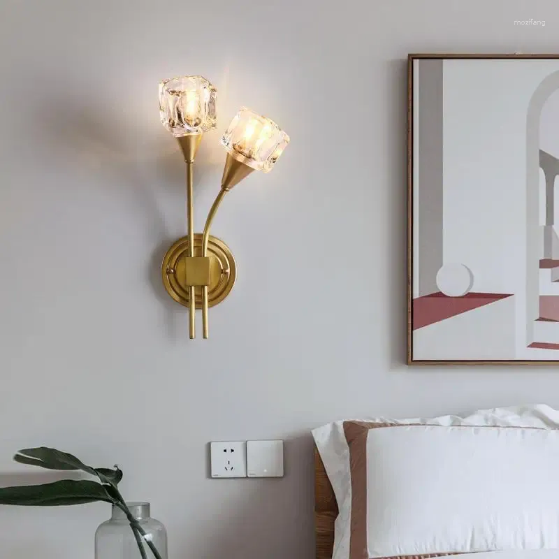 Lâmpada de parede vidro leitura banheiro vaidade dormitório decoração do quarto beliche luzes decoração do quarto encanamento industrial