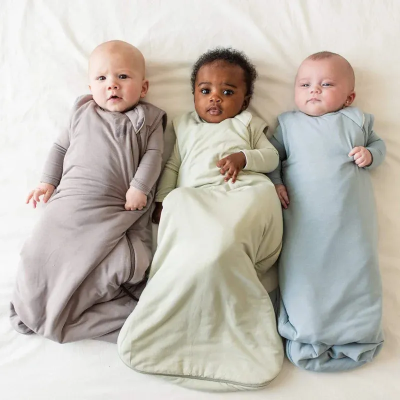 Soft And Comfortable Bamboo Fiber Sleeping Bag New Born With Zipper Sleeveless Infant Sleep Sack For Newborns 231031 From Diao08 13.45 DHgate.Com