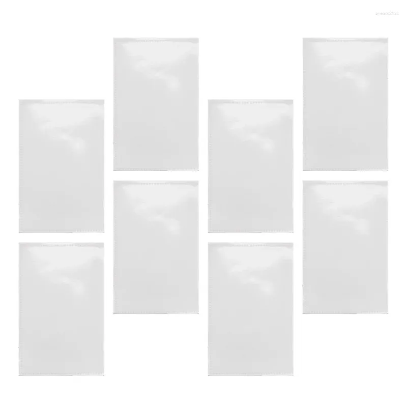 Frames 8 Pcs Pocket Po Bag Sleeve Protectors Sublimation Glass Pvc Magnetic Picture Sleeves