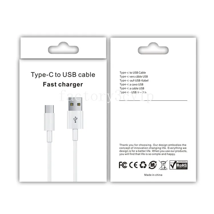 1m 3ft 2m 6ft bons cabos whitetype c cabo usb-c micro carregador para samsung galaxy s10 s20 s22 s23 huawei htc lg android telefone com caixa