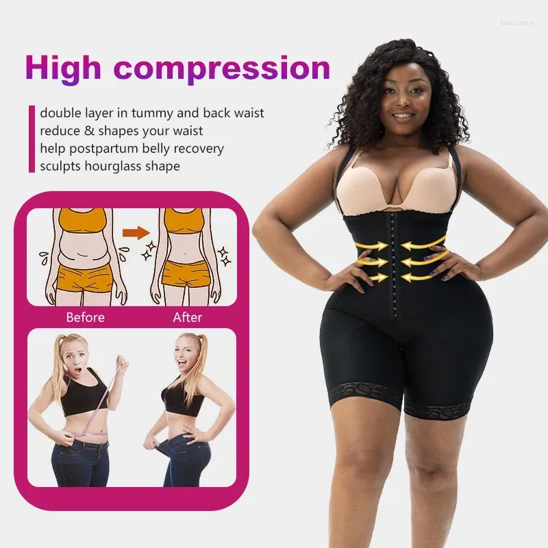 Womens Shapers Compression Garment Fajas Reductoras Plus Size High Waist  Shorts BuPush Up Panties Sculpting Sheath Bbl Postpartum Girdle From 27,73  €