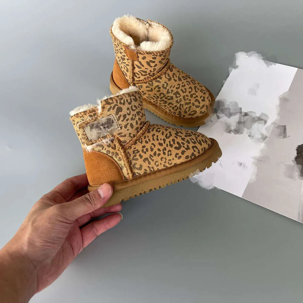 Kinder Kleinkind Designer Tasman Hausschuhe Tazz Australia Ugglie Baby Kleinkinder Schuhe Pelz Slides Echtes Leder Ultra Mini Boot Winter Jungen Mädchen Flache Mule Snow Booties Ultra