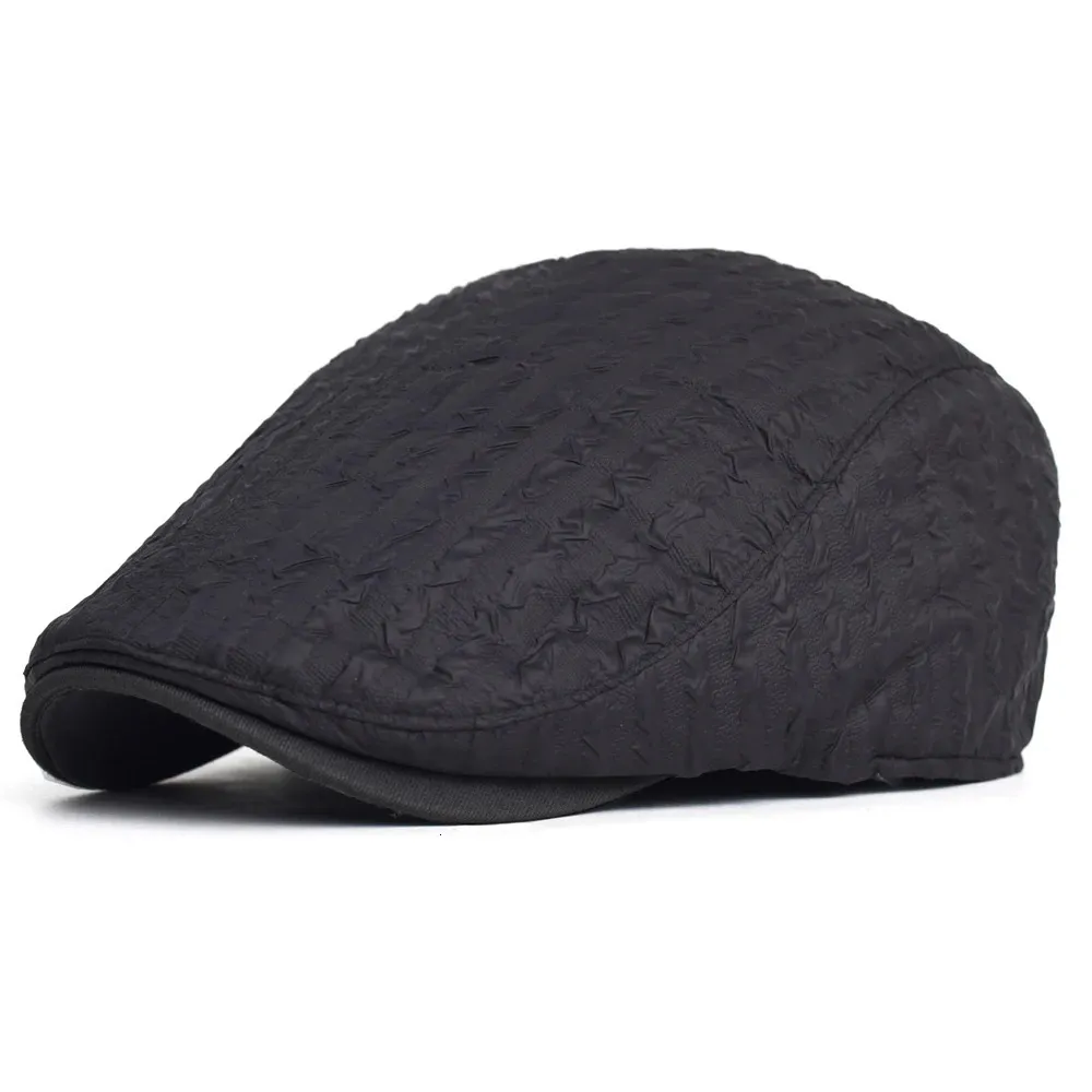 Beret Hats For Men Women Warm Thick Winter Sboy Cap, Light