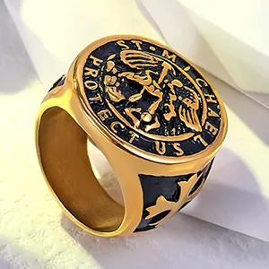 gold guardian ring for men