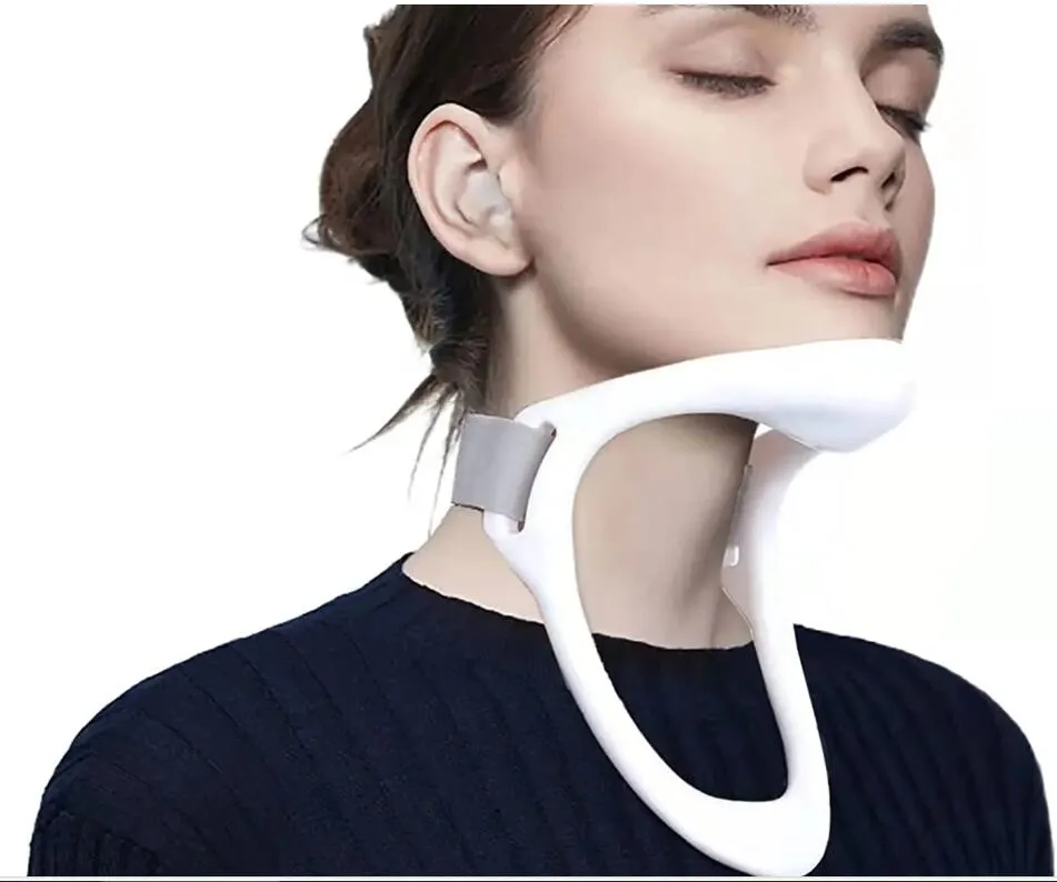 Hållningskorrigering Cervical Collar Neck Brace Cervical Traction Device Cervical Neck Shasce Health Care Neck för att förhindra huvudet lågt