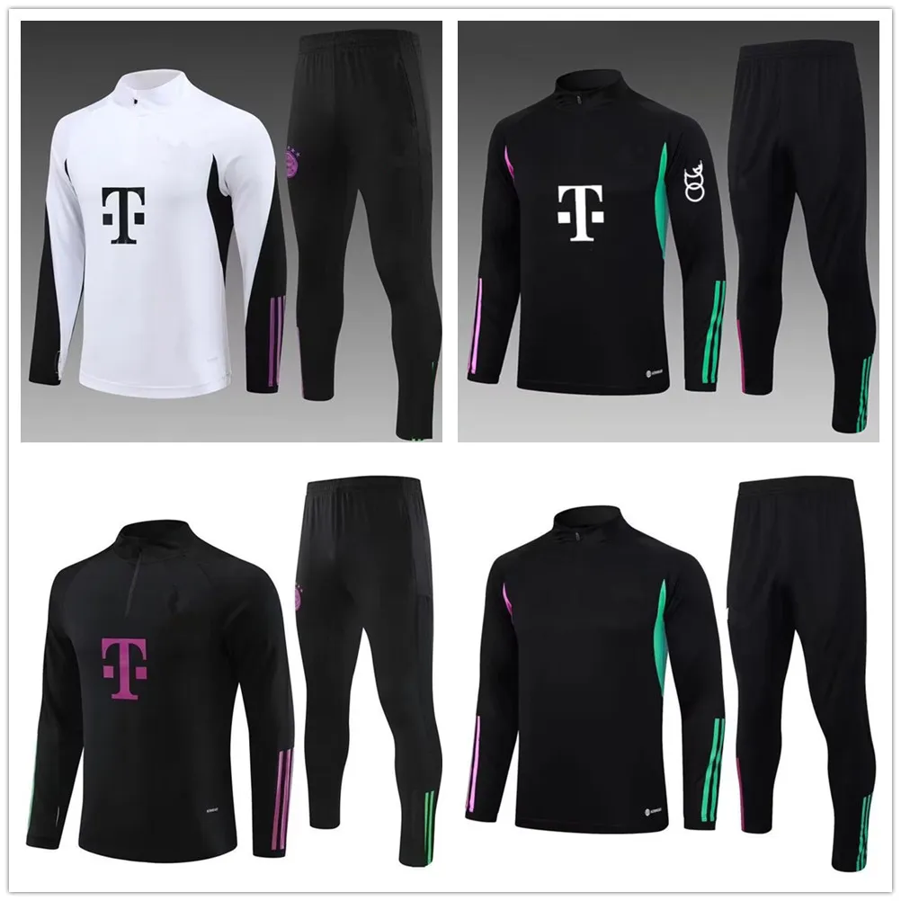 Bayern Munich Yupoo Soccer Tracksuit 2023 2024 Featuring SANE KANE Kids