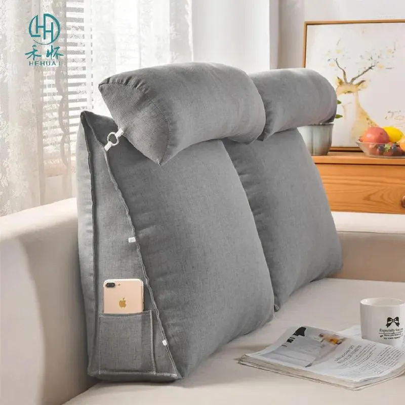 Pillow Triangle Reading Big Wedge Adult Backrest Back Support For Bed Sitting Decor Sofa Home