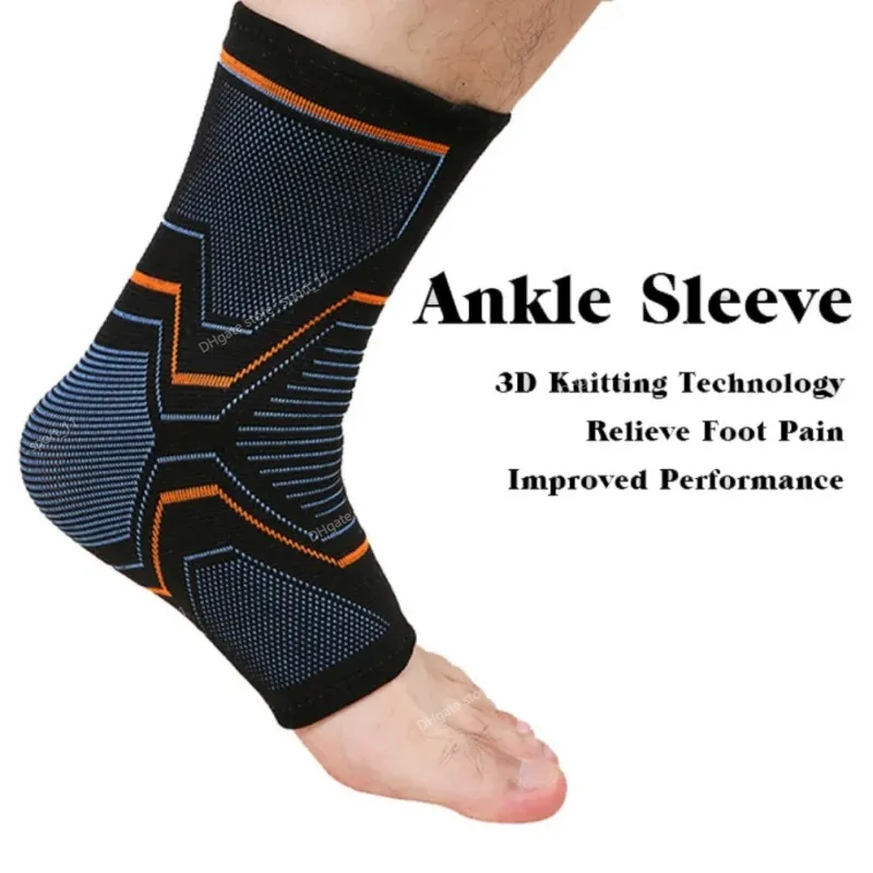 Orthèse de Cheville Manchon de Soutien de Compression Élastique Respirant pour la Récupération des Blessures Douleurs Articulaires panier Chaussettes de Sport de Pied Sécurité SportiveAnkle Support sports