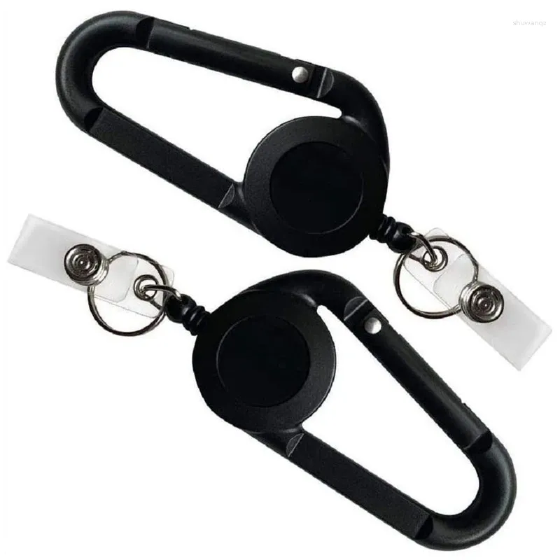 Retractable Magnetic Keychain With Extendable Belt, ID Lanyard