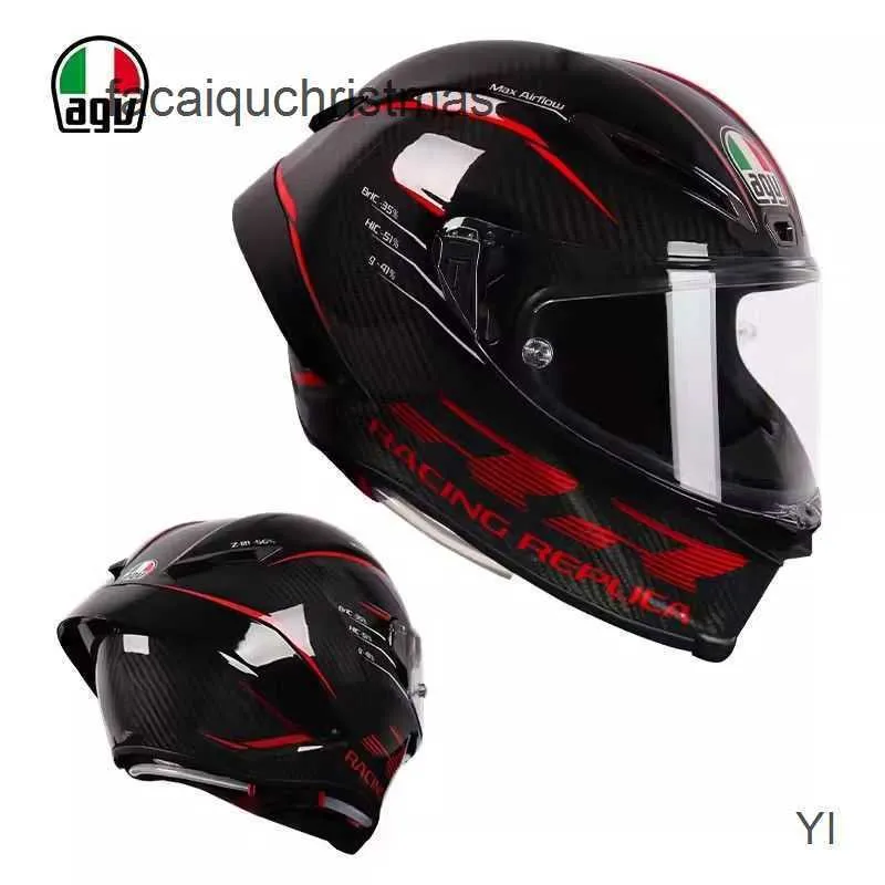 Helm agv full store face carbon