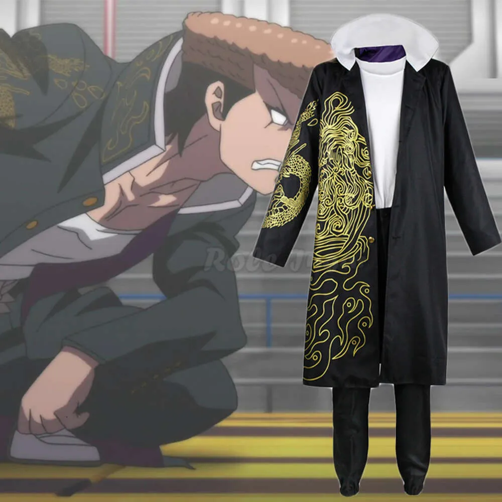 Xs-3xl anime danganronpa: tetikleyici mutlu tahribat cosplay mondo owada kostüm erkek kadın cadılar bayramı parti sahne kıyafetleri c175m91