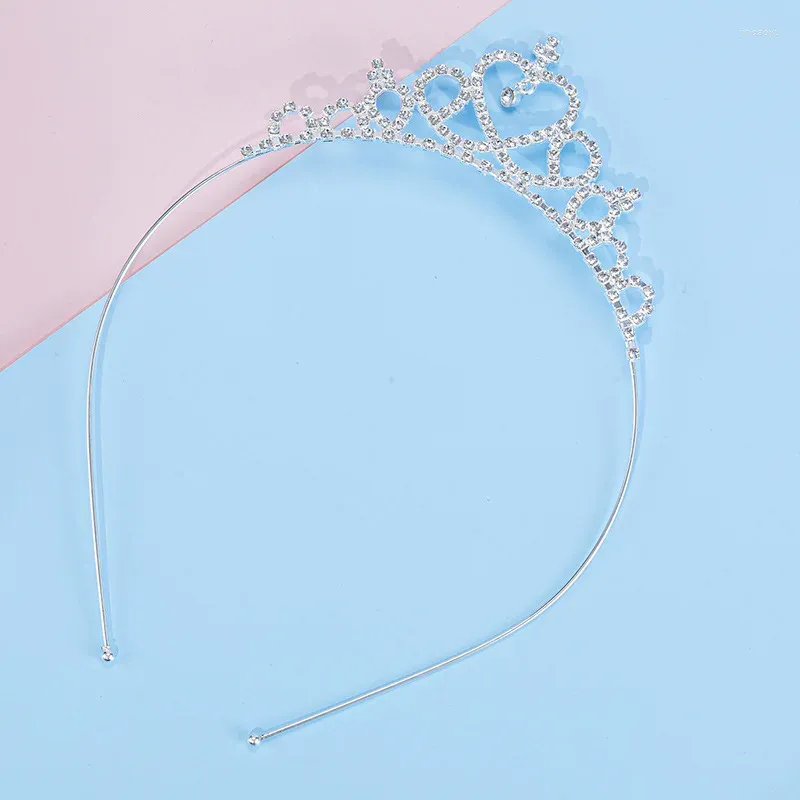 Hair Accessories Fashion Child Rhinestones Princess Headband Girl Crown Tiara Cosplay Band Tiaras And Crowns Party Gifts