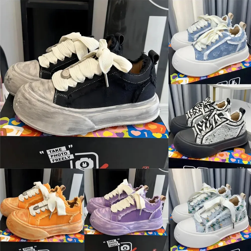 Soap Opera Sneaker Designer Scarpe casual Donna Moda Pelle Stile fotocamera Tela Bubble Graffiti Fondo scarpa Sneakers da viaggio 35-40