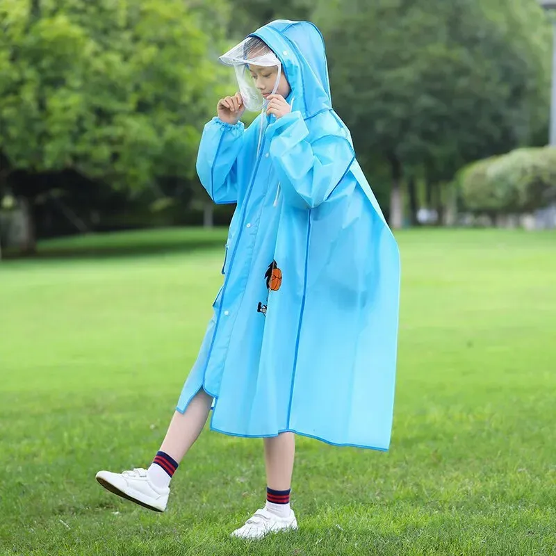 Rain Gear Mode Kinder Schultasche Bit Rucksack Regenmantel Kindergarten Grundschule Jungen und Mädchen Explosionsgeschützt 231031