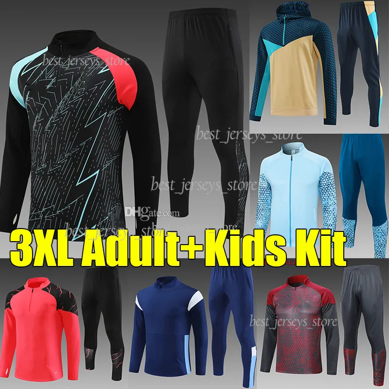 23/24 HAALAND soccer tracksuits football training suit set jacket 2023 2024 MATHEUS N. DOKU DE BRUYNE PHILLIPS MANS CITIE Hoodies survetement foot tuta jogging