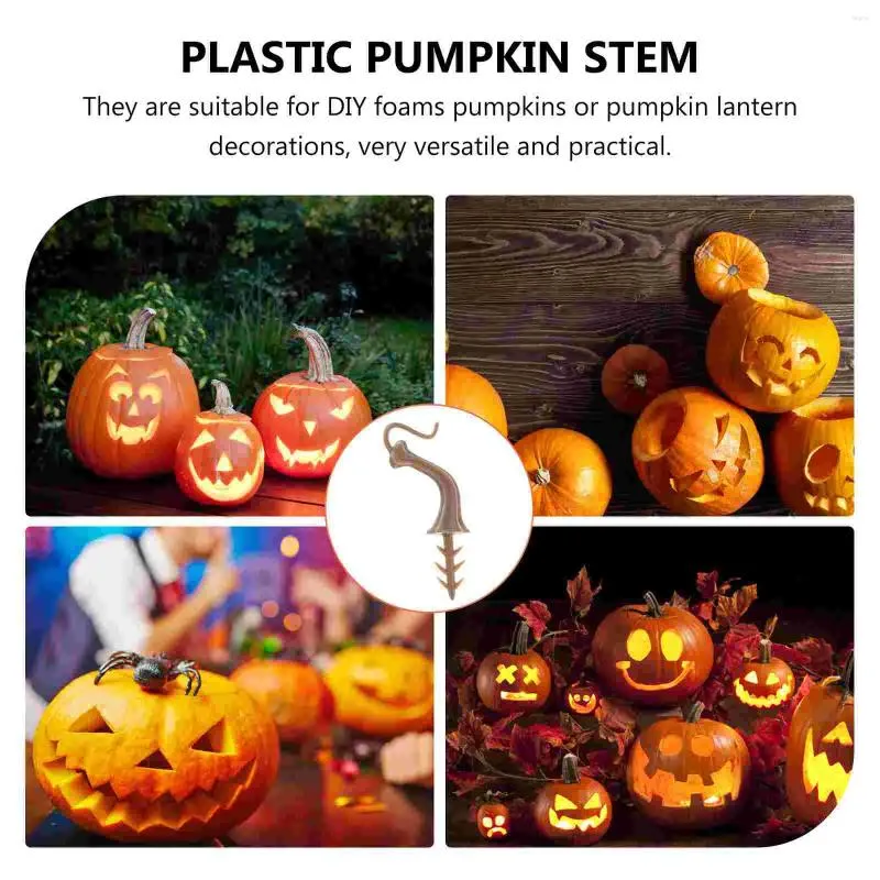 40 Self Made Plastic Pumpkins With Fake Handles Flower Sticks For Vase And  Fruit Decorations From Leginyi, $9.94