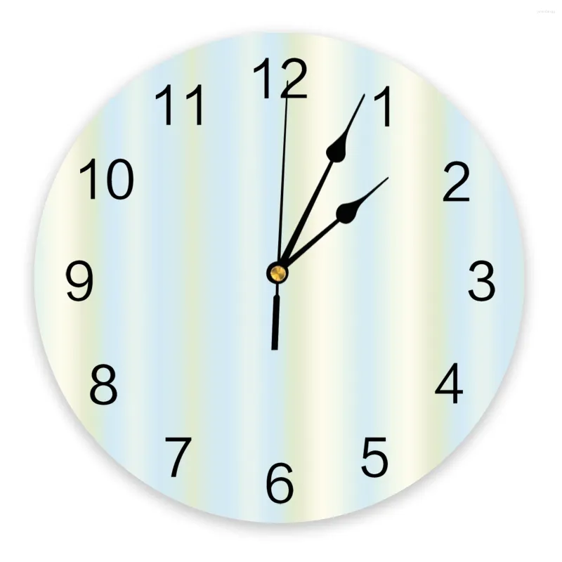 Zegary ścienne linia minimalizm Abstrakcja Gradient Duże zegar jadący restauracja