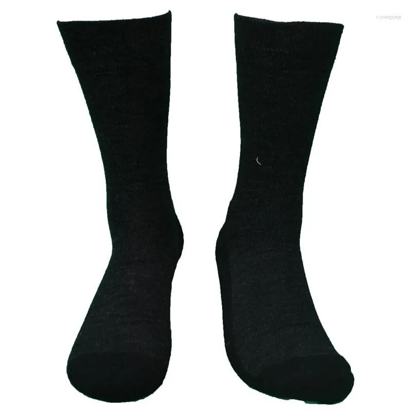 Sports Socks 1 Pair Germany Dark Gray Wool Thick Working Men's Large Size Crew