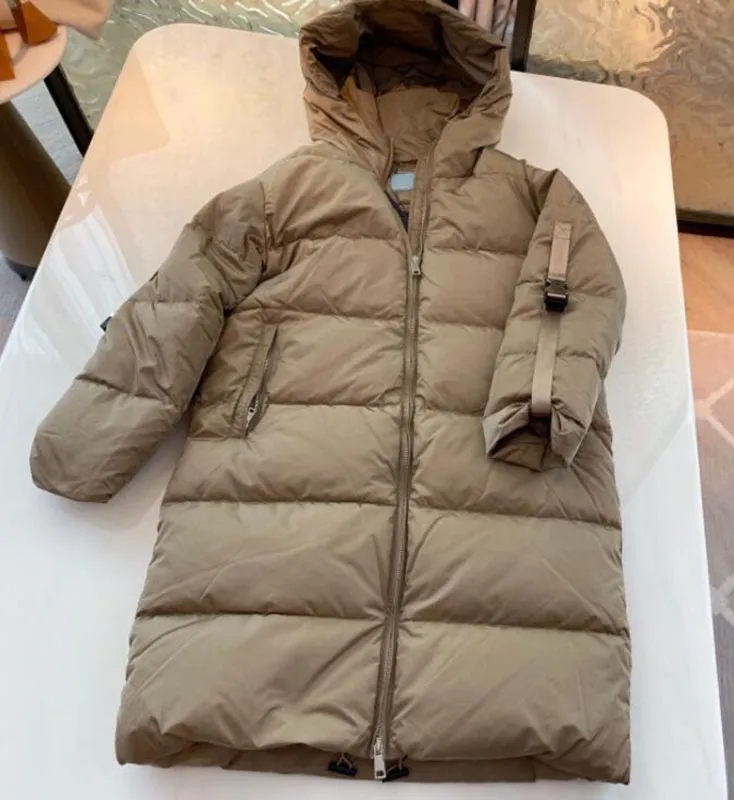 Kadın ceket hooke parkas 23ss aşağı ceket fermuar parka aşağı ceket rüzgar kırıcı sıcak rahat üst kadın ceket uzun ceket kapşonlu boyut s-x