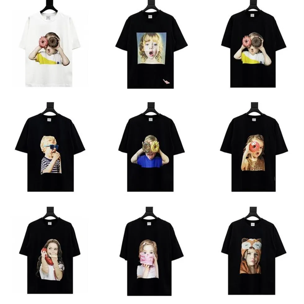 Mode-Acme De La Vie ADLV Merk Designer Top Kwaliteit Mannen Vrouwen T-Shirt Mode Print Tees Korte Mouw236G