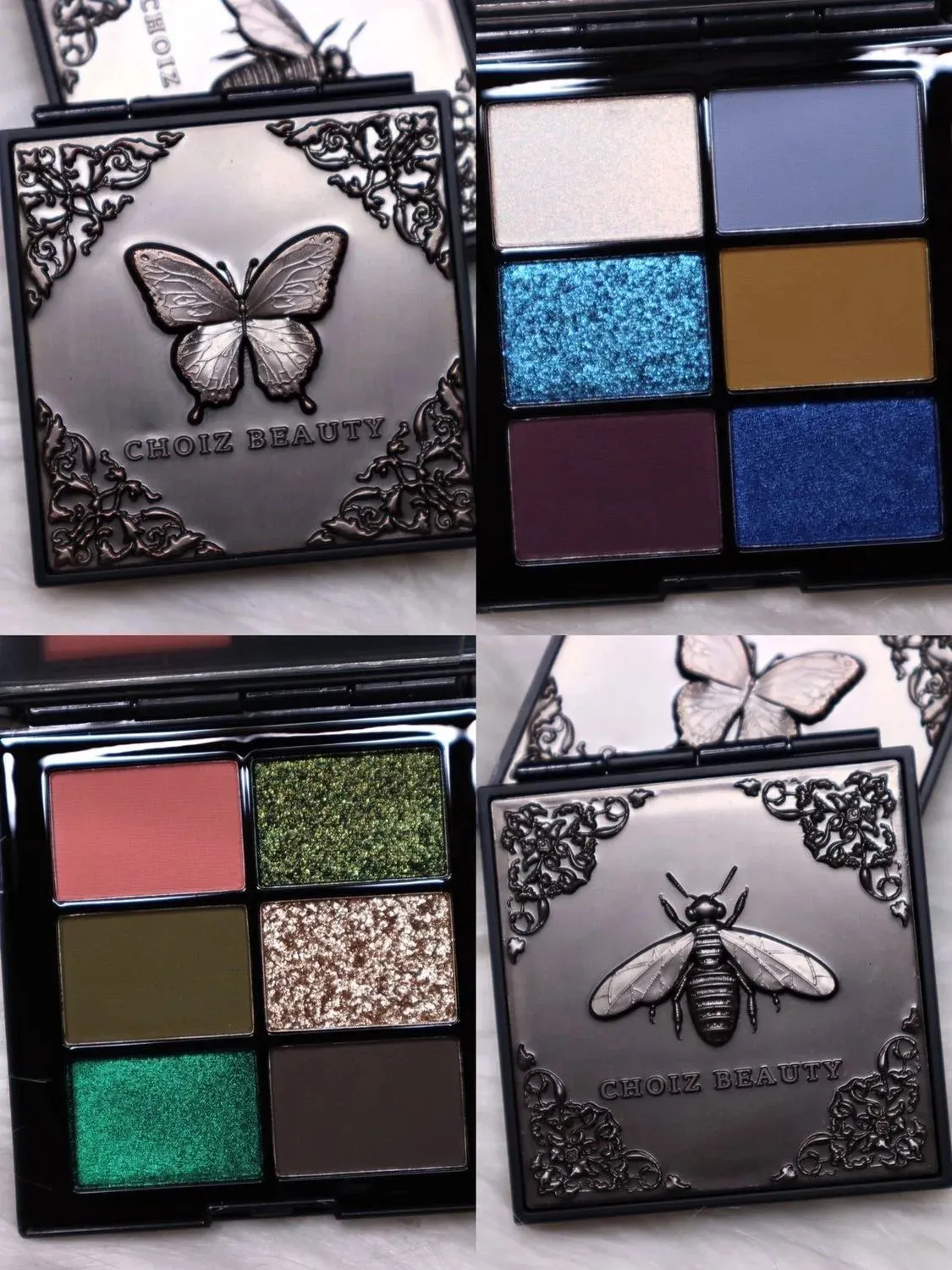 Eye Shadow Choiz Beauty Insect Series Butterfly Pallete Bee Palette Eye Shadow Pallete Chameleon Partial Bright Tabletter 231031