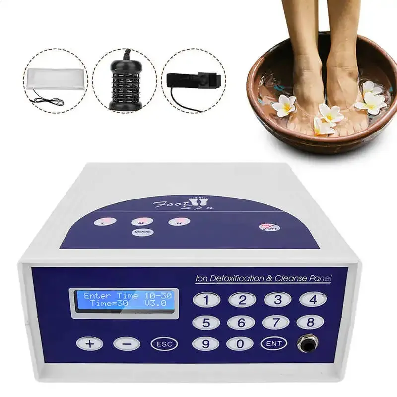 Fußmassagegerät Gesundheitspflege Anion Wasserstoffmolekül Zelle Detox Bad Spa Maschine Warme Wärme und Penetration 231030