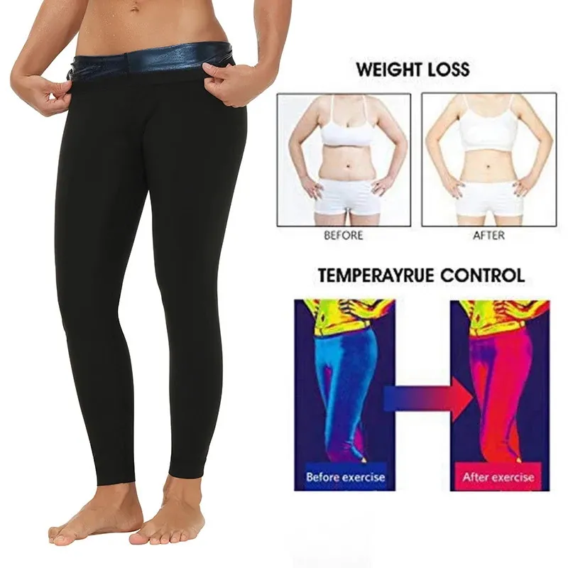 Womens Thermal Sauna Leggings For Workout, Weight Loss, And Slimming Sweat  Shaper 1, Waist Trainer, Thigh Trimmer Style 231030 From Huan03, $11.81