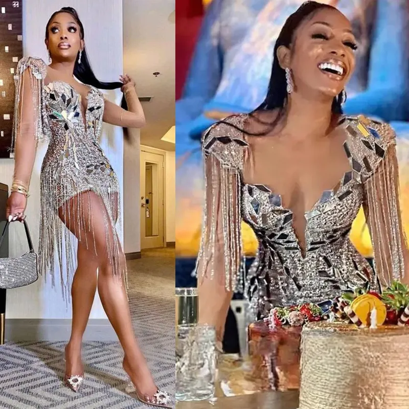 Gold Silver Short Cocktail Dress with Crystals Beaded Cap Sleeves Evening Gown from Dhgate Cocktail Dresses - price 280.17 Gold Silver Short Cocktail Dress with Crystals Beaded Cap Sleeves Evening Gown from Dhgate Cocktail Dresses - price 280.17