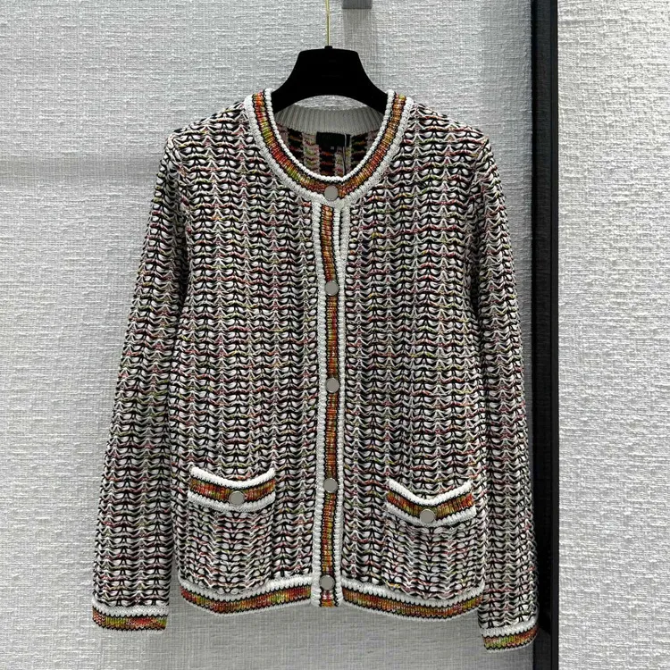 Mafeng – pull à manches longues et col rond pour femme, Cardigan de marque du même Style, vêtements de haute qualité, collection automne 1025, 2023