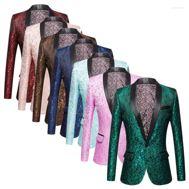 ملابس الرجال العلامة التجارية الأزياء Jacquard Suit Jacket 2023 MEN SOSERIOUS FARDIEN