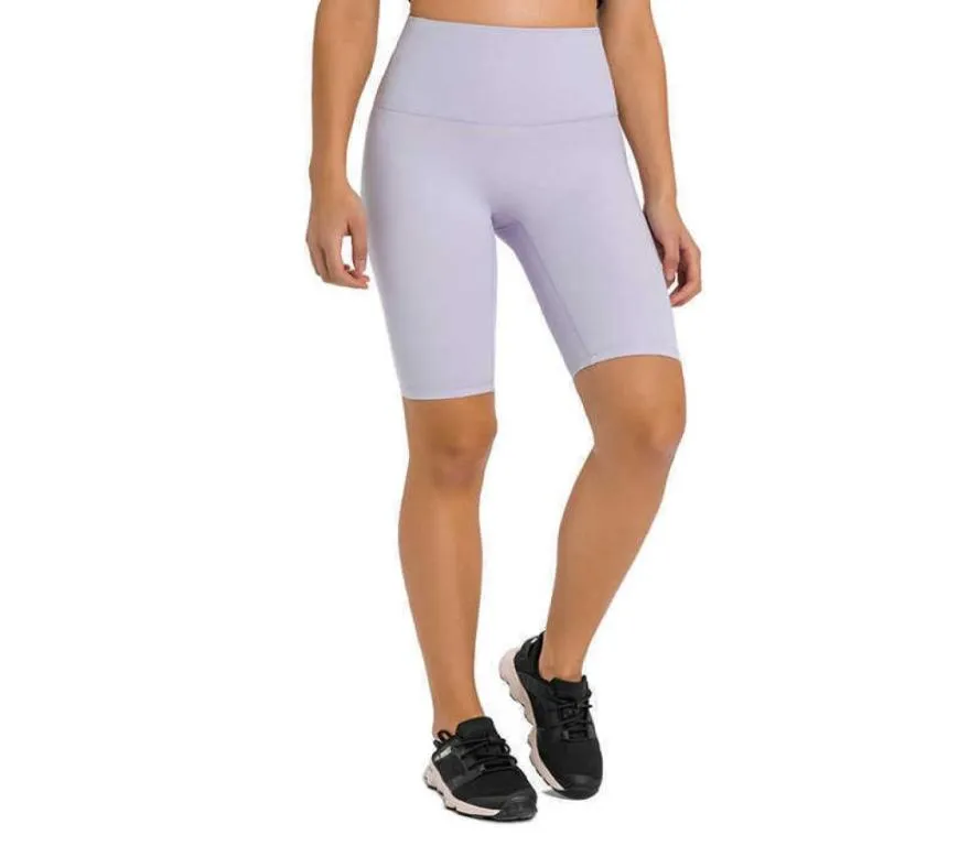 Tline High midja kvinnor shorts yoga kläder kör fitness gym tights höft lyft cyklist strand kort capris spårlös sport leggi8104166