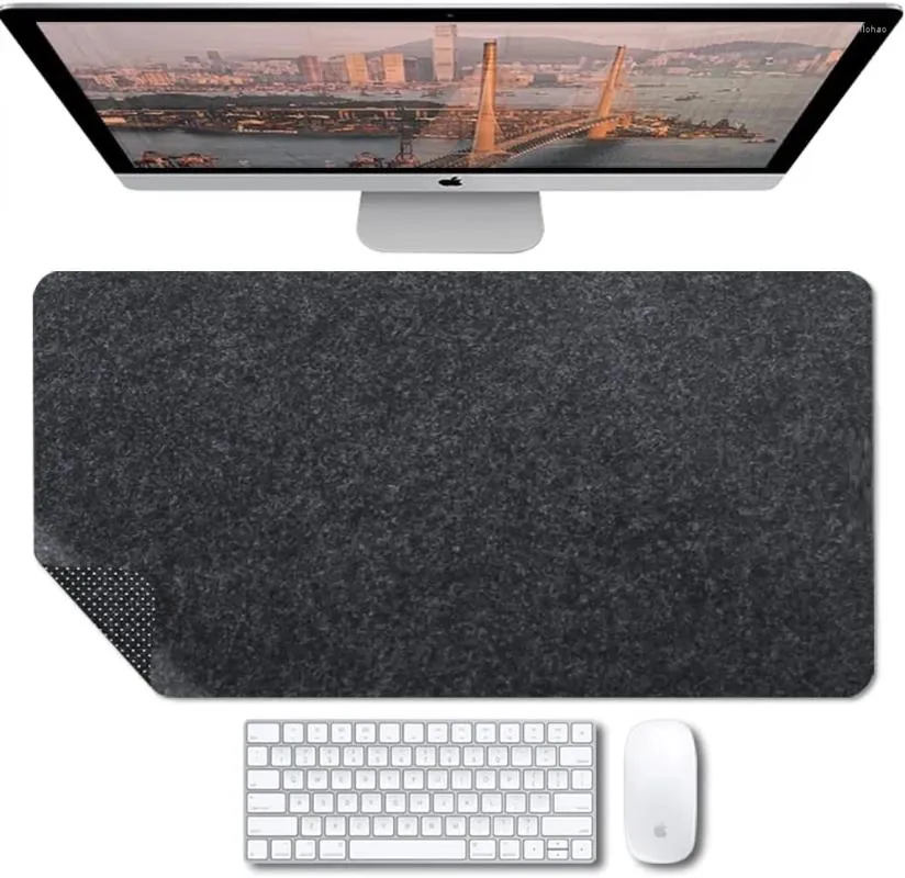 Table Cloth Felt Desk Mat Non-Slip Mouse Pad Protector Protective